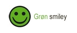 Grøn smily med tekst - samarbejdspartner